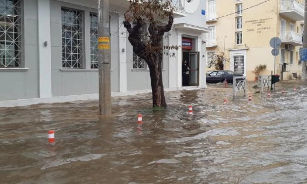 Κεφαλονιά: Πλημμύρισε το Αργοστόλι
